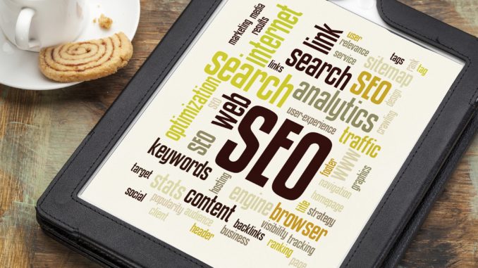 SEO word or tag cloud