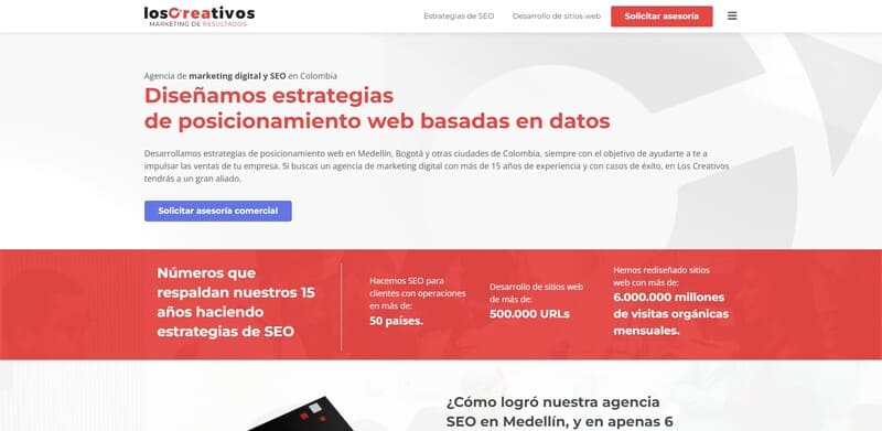 los creativos Agencia De Marketing Digital en colombia