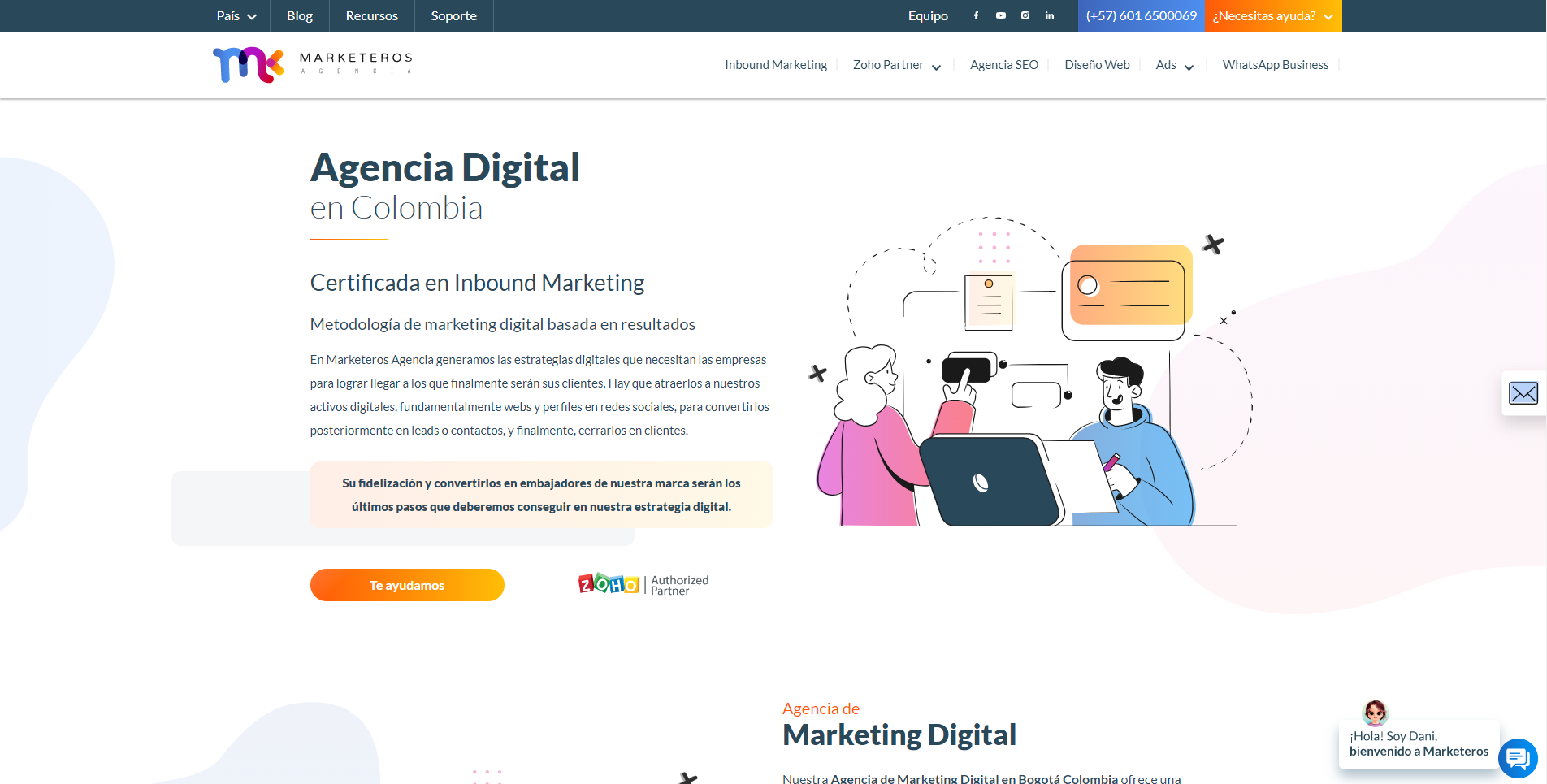 Marketeros Agencia De Marketing Digital en colombia