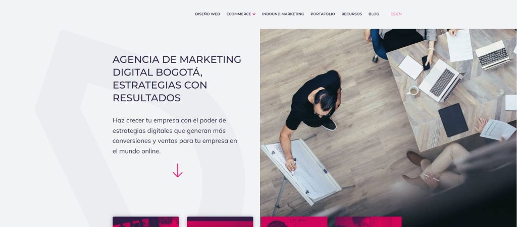 mejores agencias de marketing digital en Bogotá para negocios online