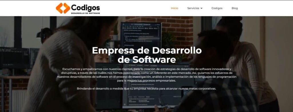 home empresa de desarrollo de software en colombia Codigos 