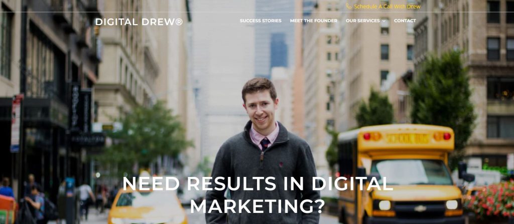 Digital Drew agencia de marketing digital en NY, estados unidos