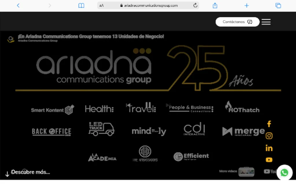 Ariadna, agencia de marketing digital en Colombia